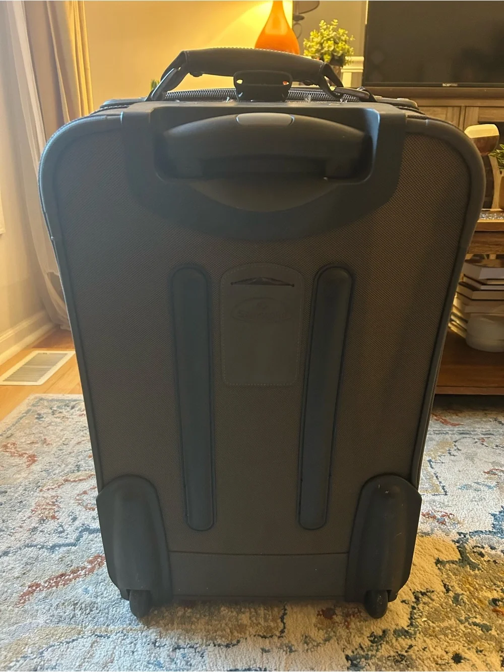 Samsonite 2-Wheel Softside Carry-On Suitcase Gray 24” Good Condition